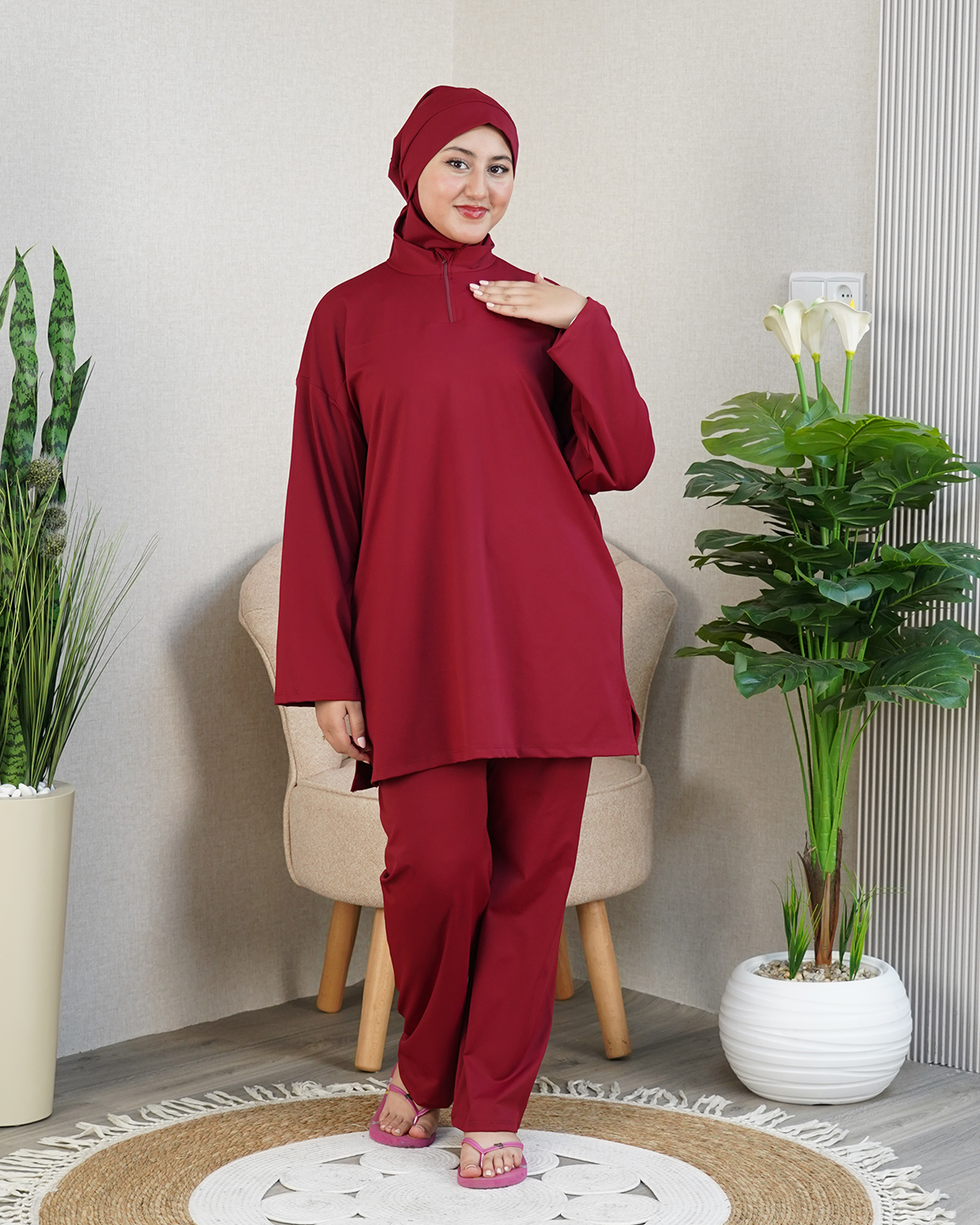 Burkini Pure Confort—Style Sport-Chic & Protection Totale