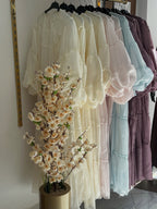 Robe Princess Organza doublée  —Élégance & Féminité Intemporelle