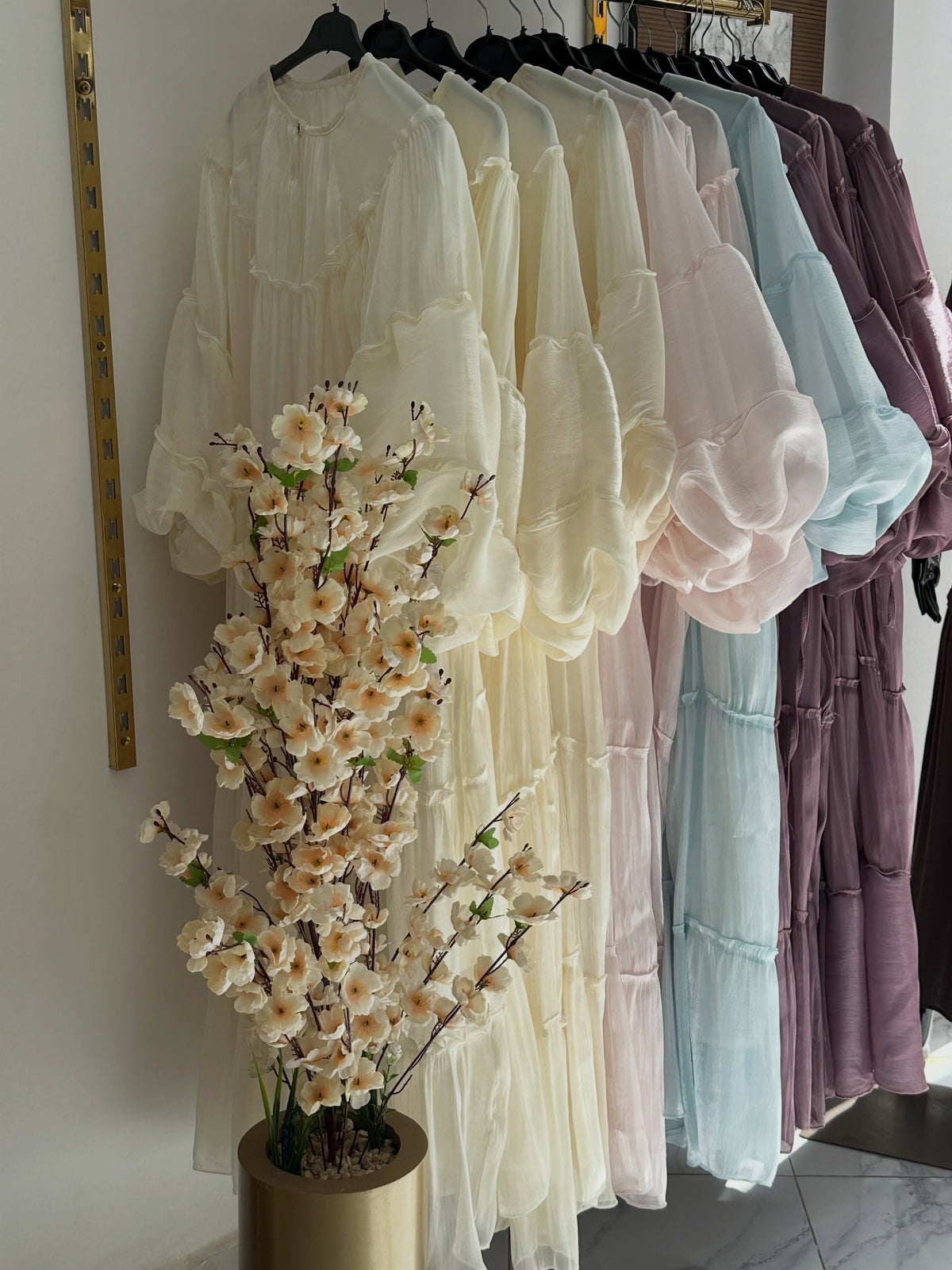 Robe Princess Organza doublée  —Élégance & Féminité Intemporelle