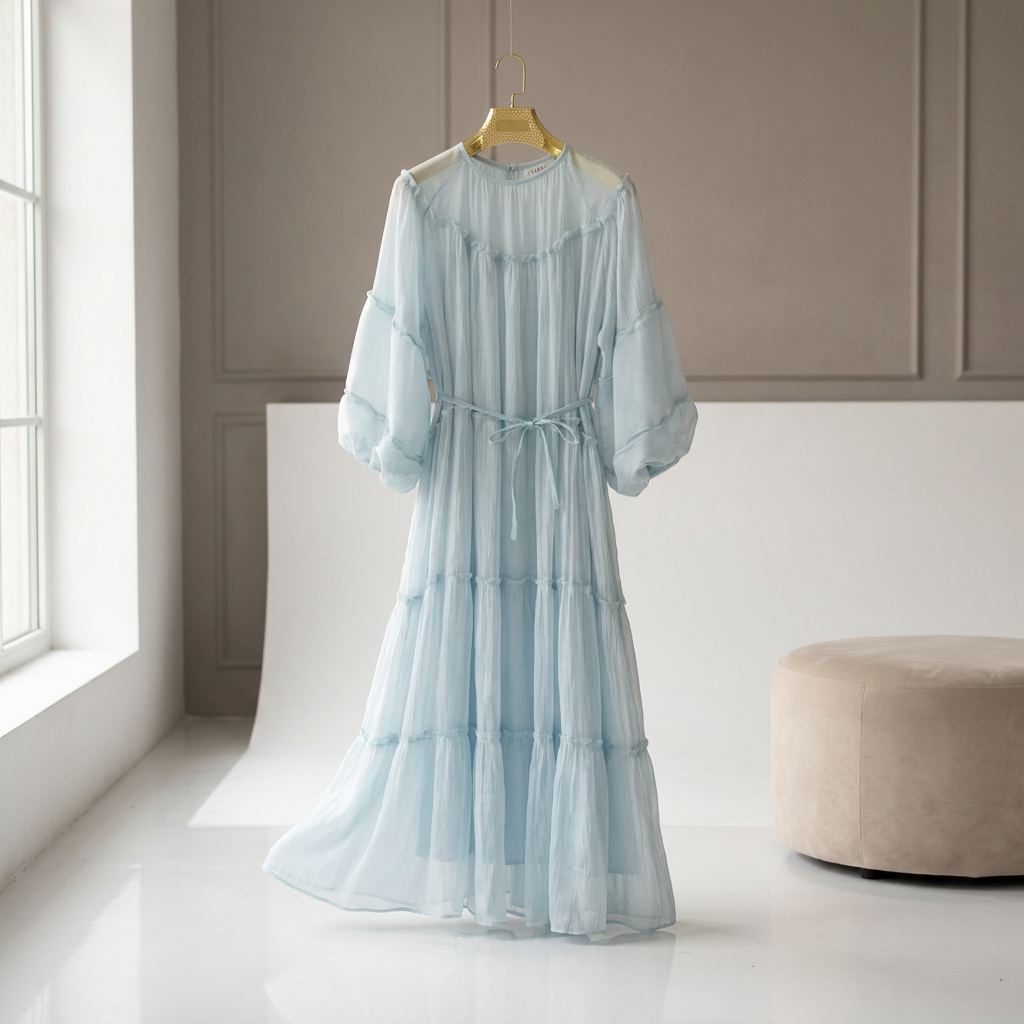 Robe Princess Organza  —Élégance & Féminité Intemporelle