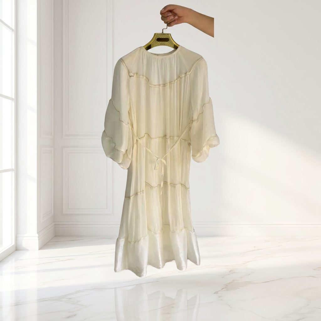 Robe Princess Organza  —Élégance & Féminité Intemporelle