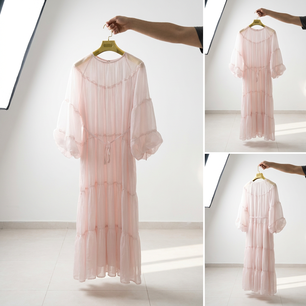 Robe Princess Organza doublée  —Élégance & Féminité Intemporelle