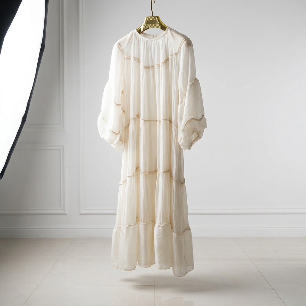 Robe Princess Organza doublée  —Élégance & Féminité Intemporelle